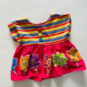Vibrant Vintage Pinwheel Top 2T